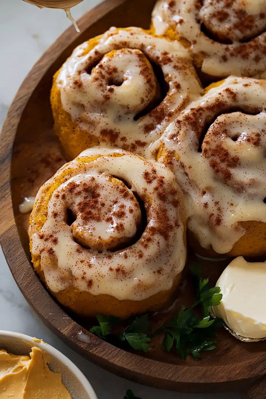 Pumpkin Spice Latte Cinnamon Rolls