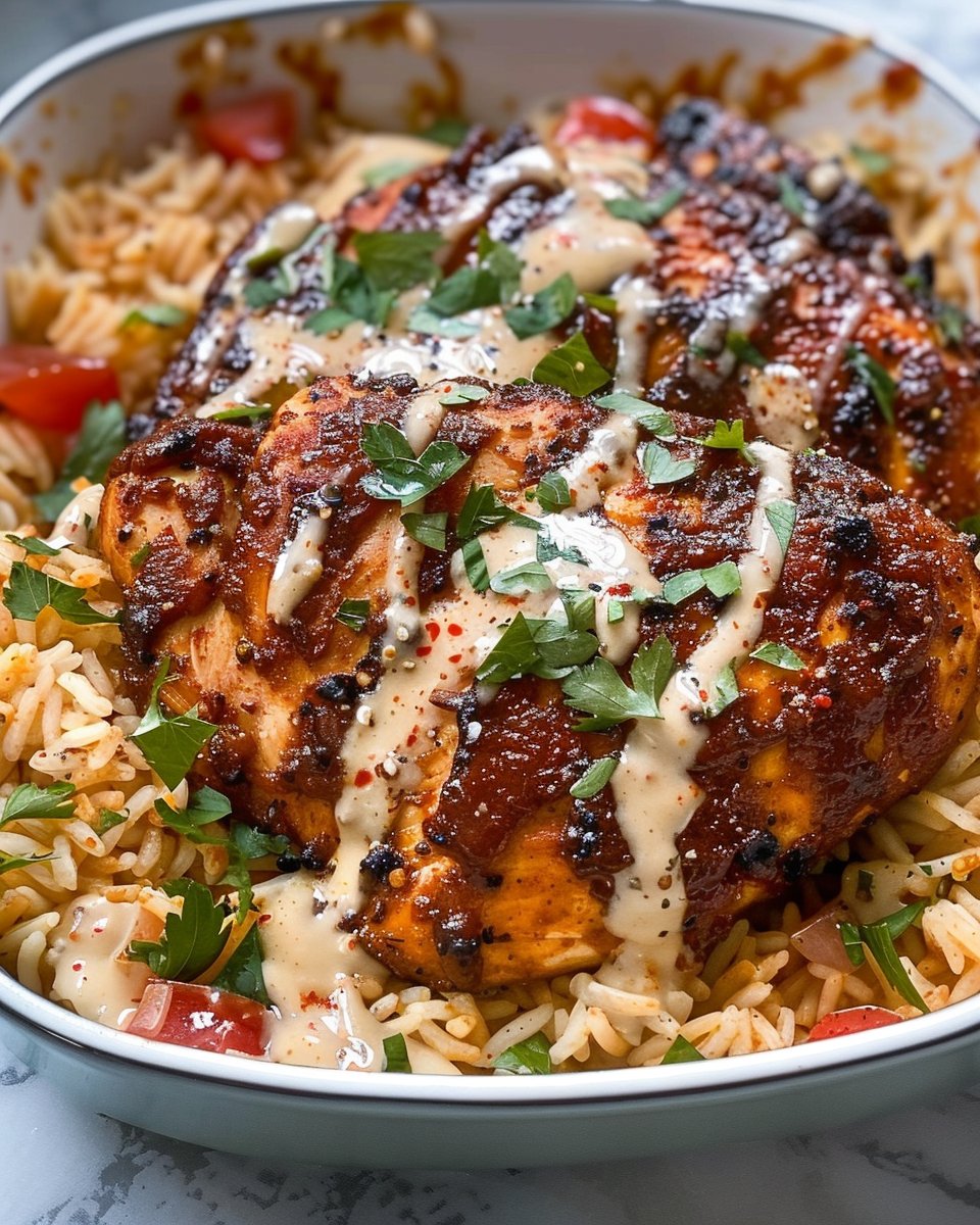 Creamy Cajun Chicken and Rice Bowls
