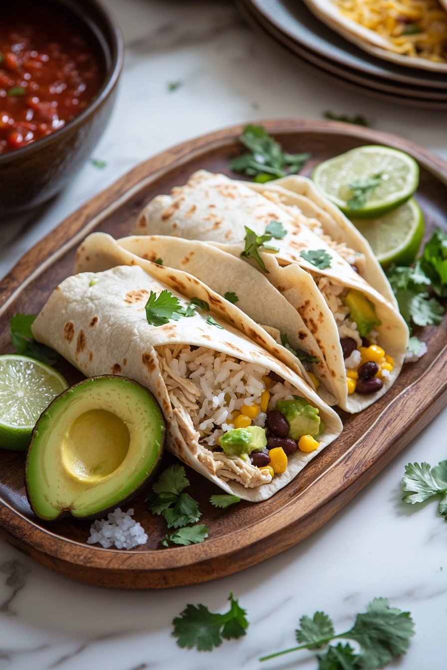 Chicken Avocado Burrito