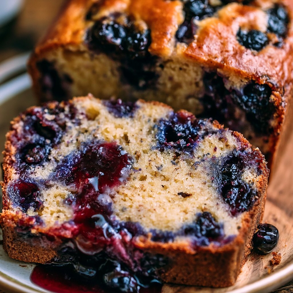 Blueberry Banana Bread