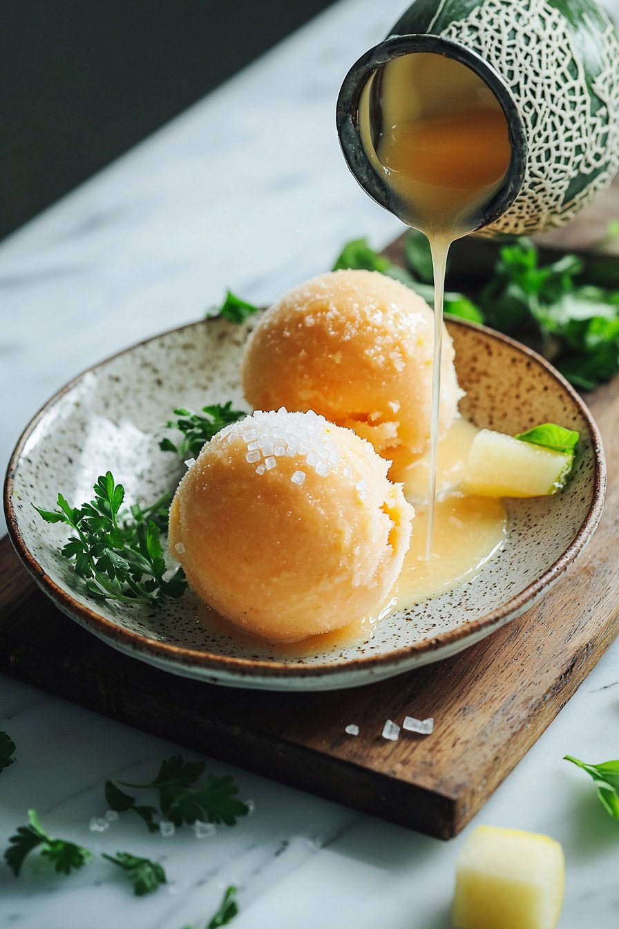 Cantaloupe Sorbet