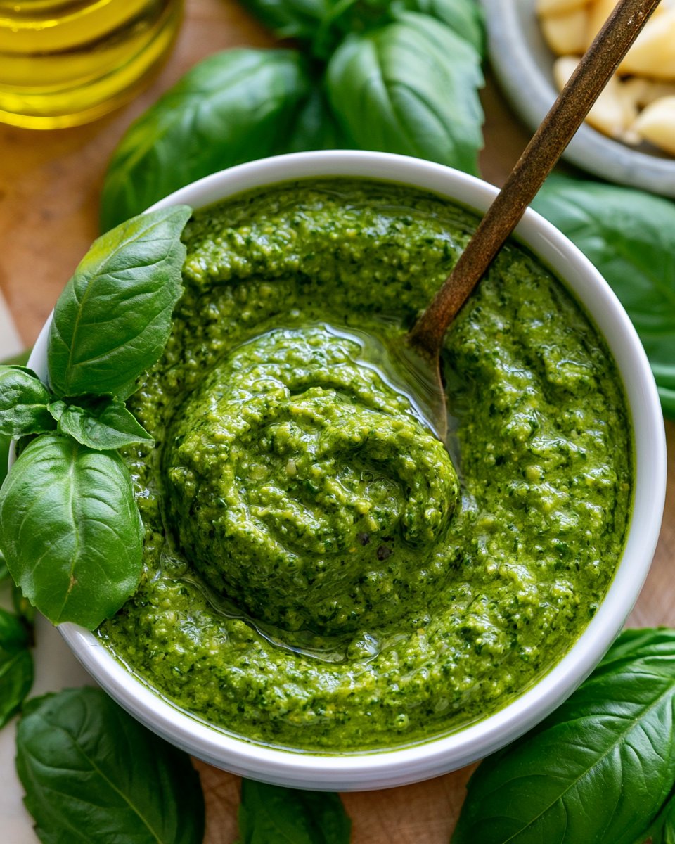 Homemade Basil Pesto Recipe