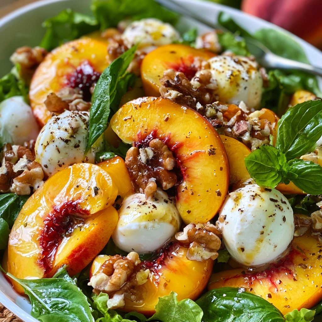 Millionärspfirsichsalat