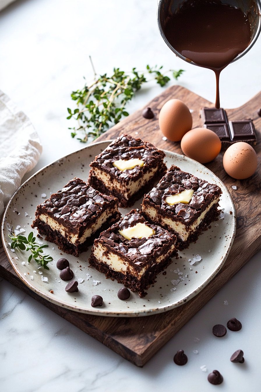 Schokoladenkekse-Käsekuchen-Riegel