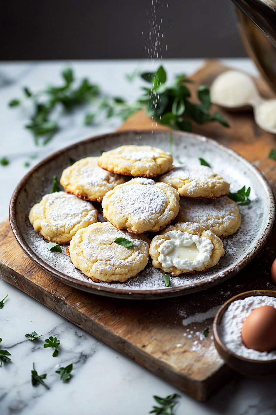 Klassische italienische Ricotta-Kekse