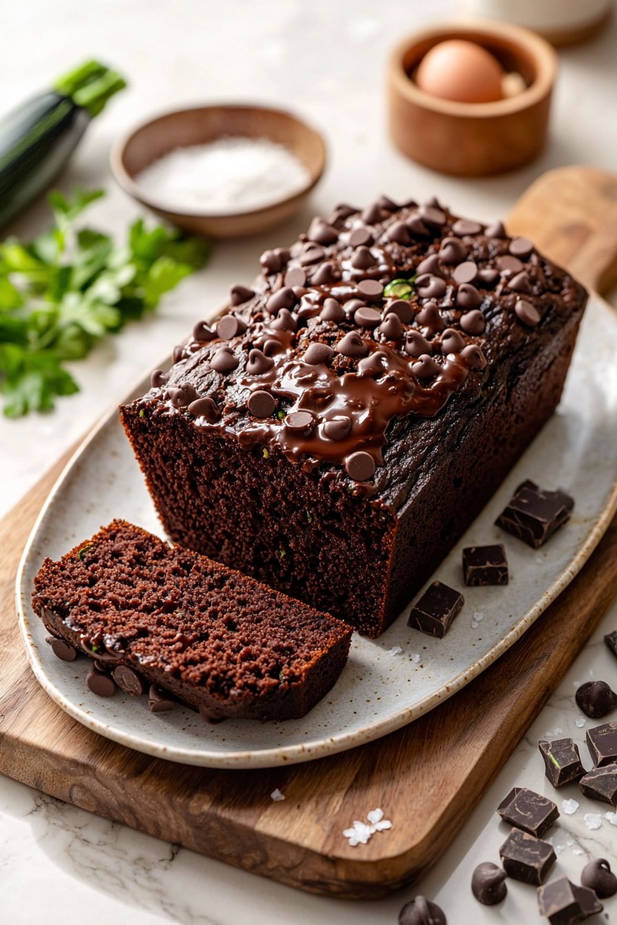 Double Chocolate Zucchini Bread