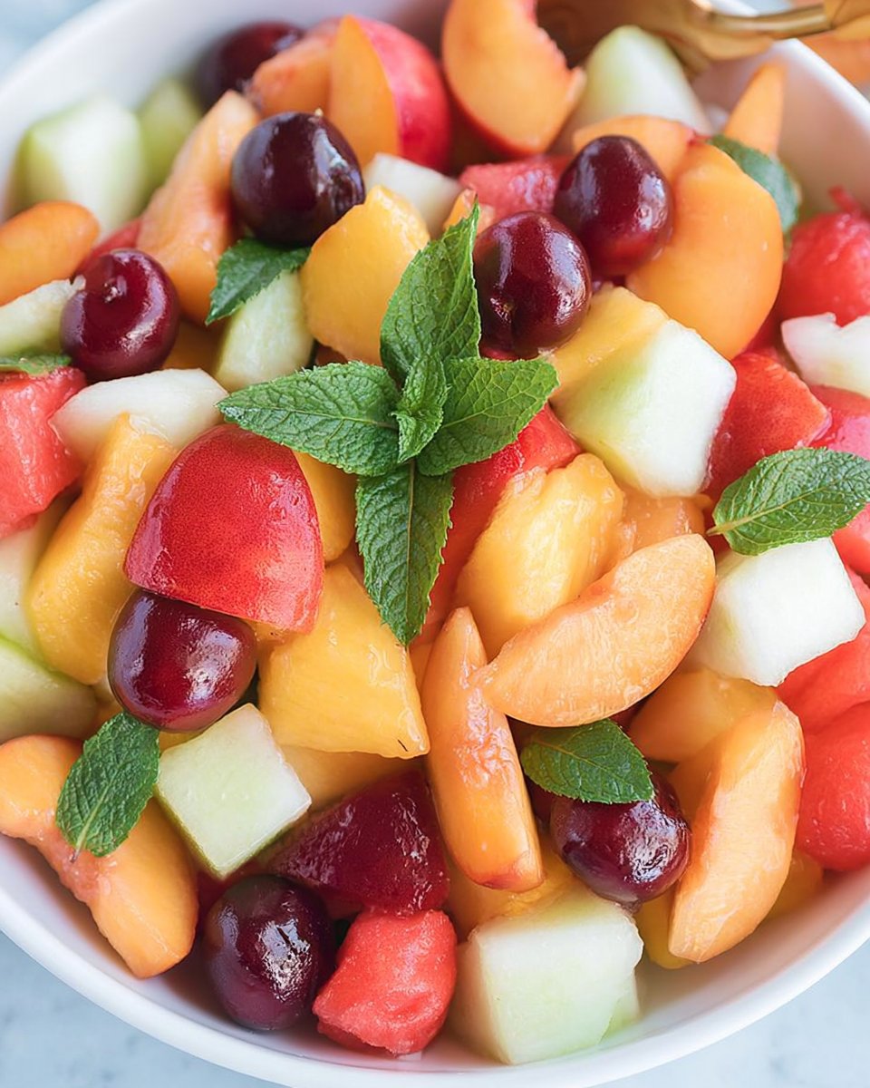 Stone Fruit + Melon Summer Salad