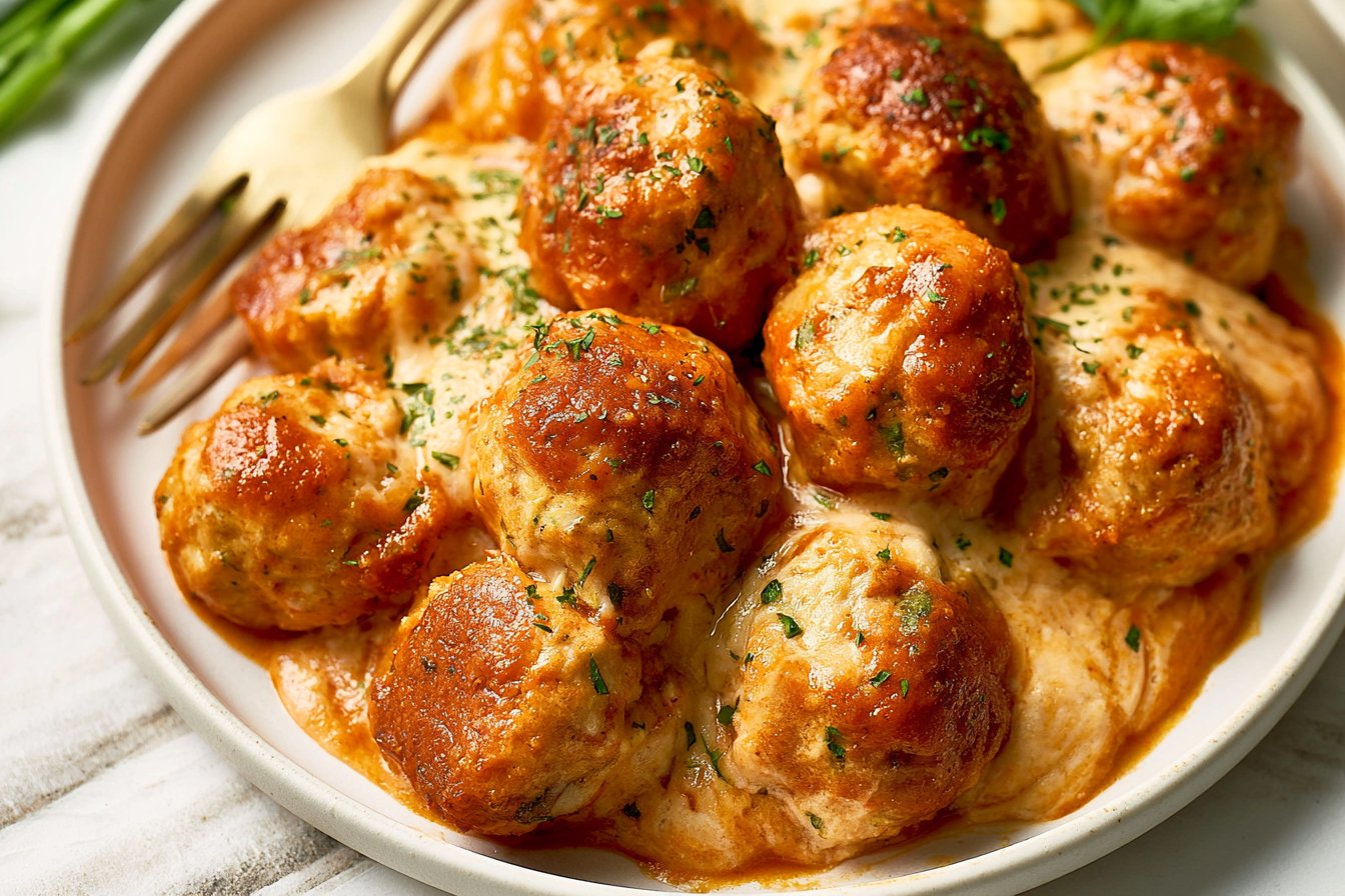 Chicken Meatballs with Paprika 2 Paprika Chicken Meatballs