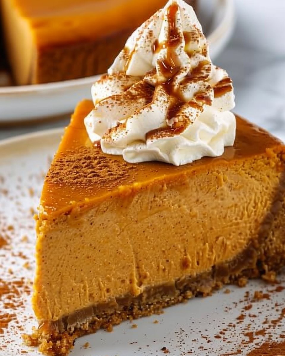 Best-Ever Pumpkin Cheesecake with Gingersnap Crust