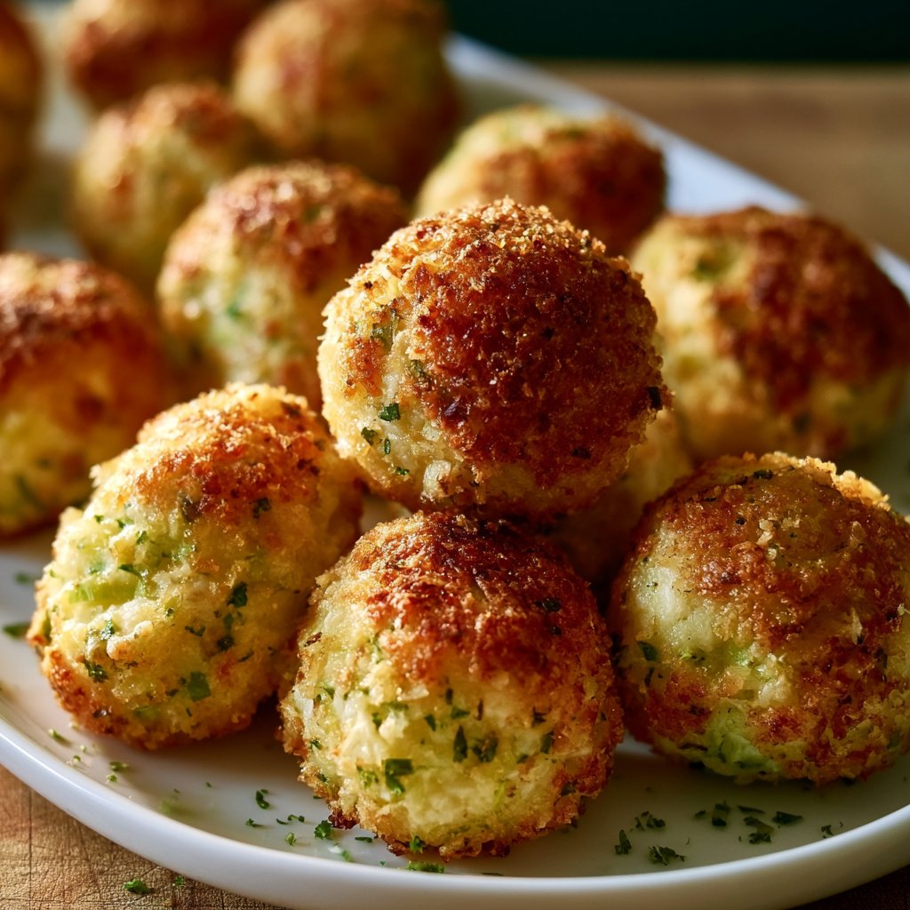 Käse-Lauch-Bällchen