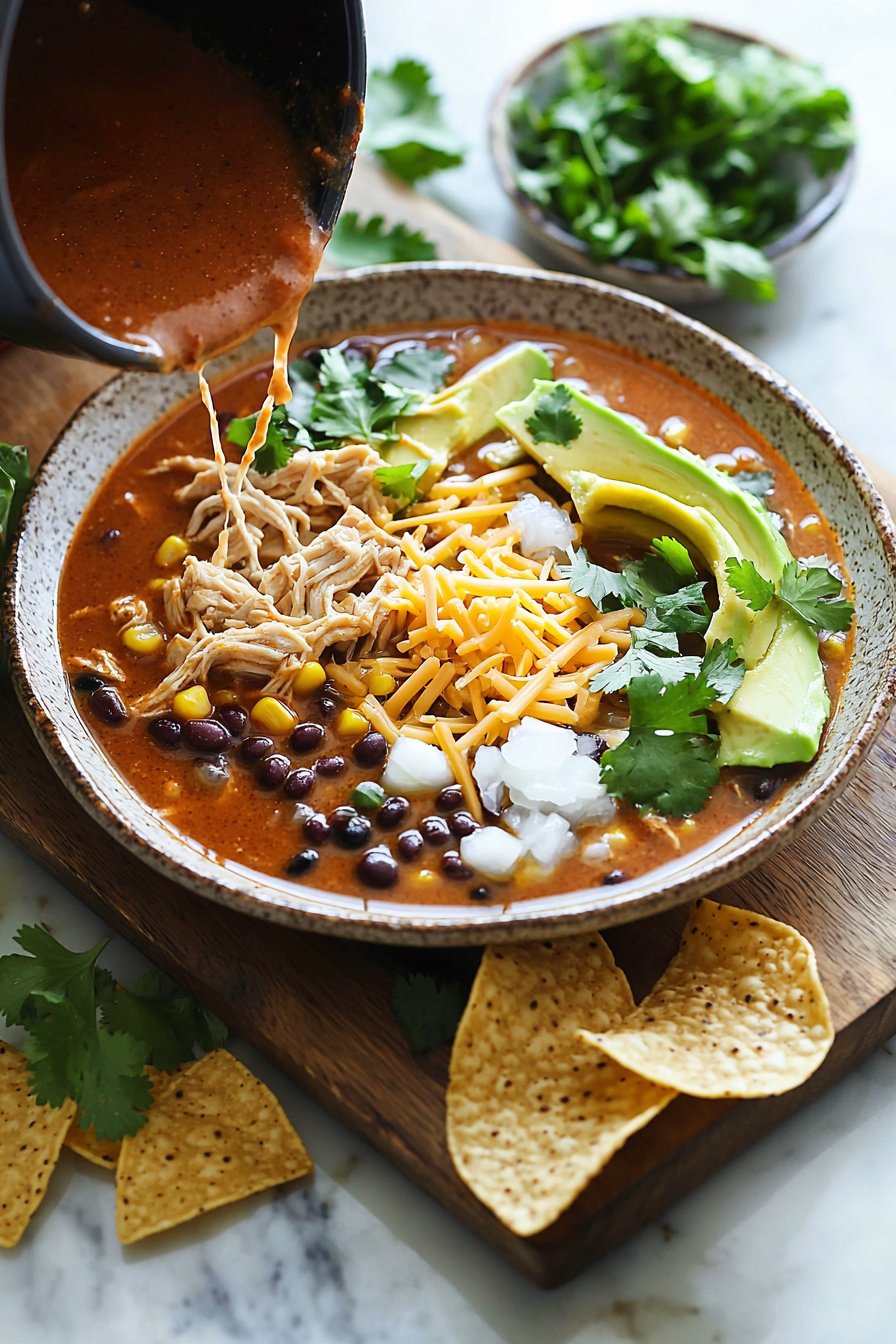 Chicken Enchilada Soup
