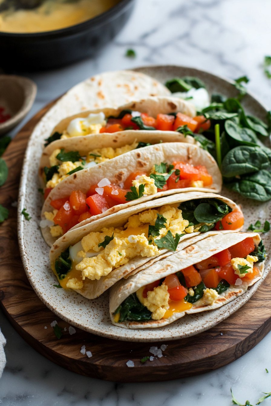 Healthy Low Carb Breakfast Burritos