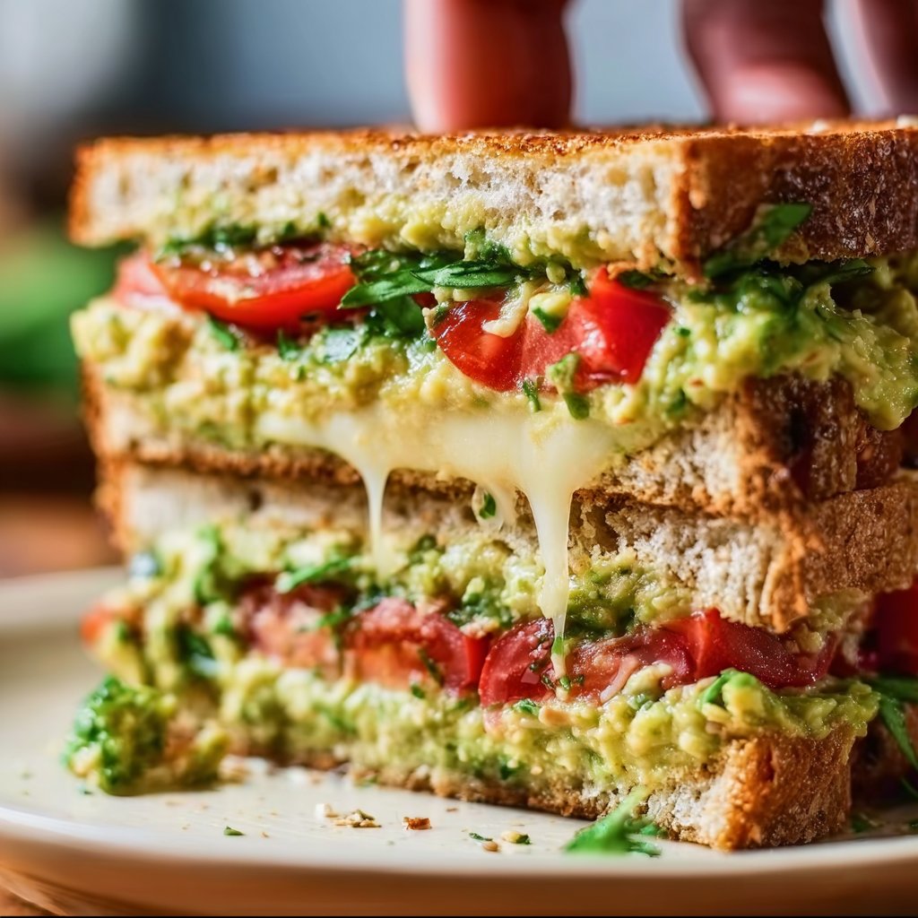 Avocado Hummus Sandwich