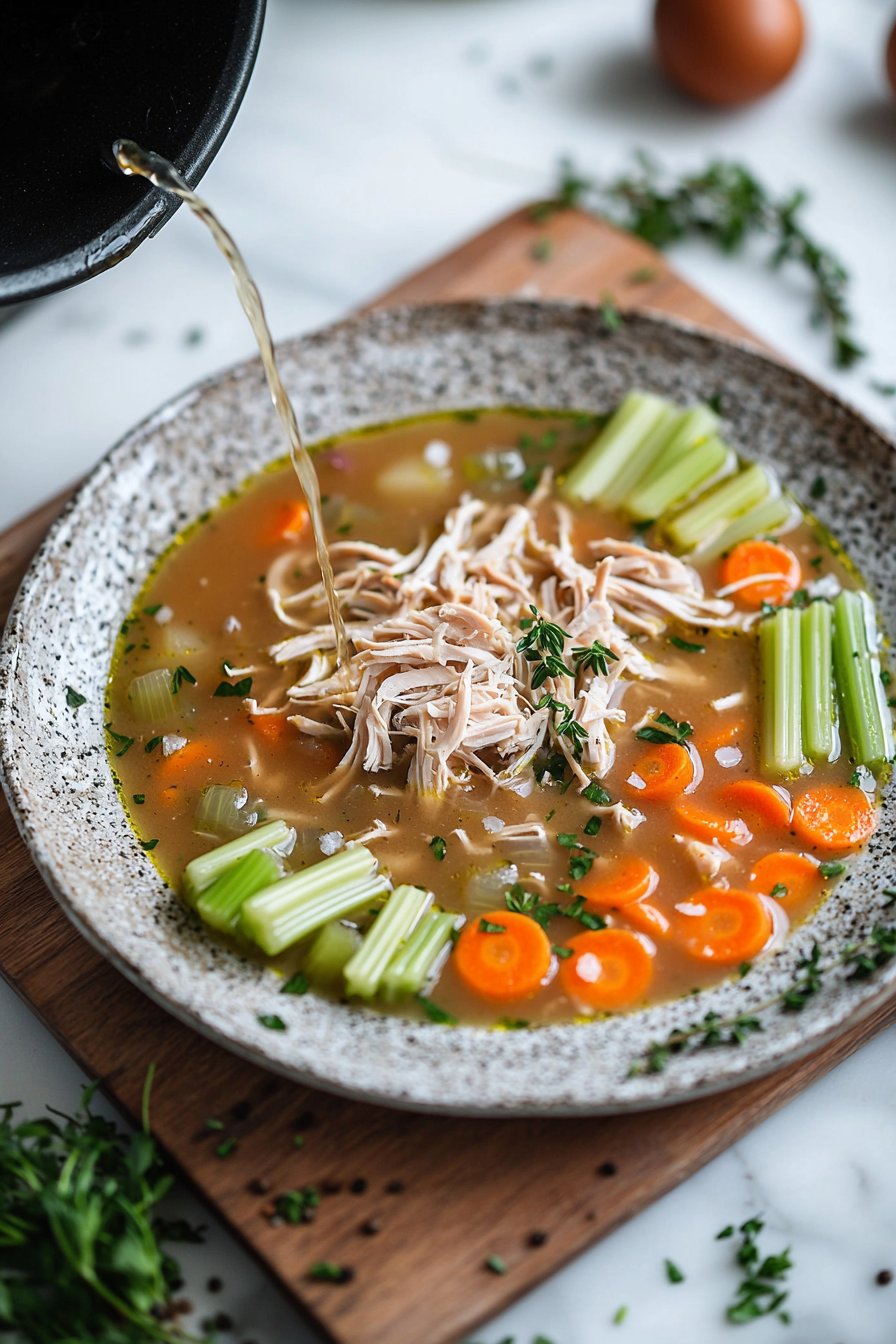 Leftover Turkey Soup