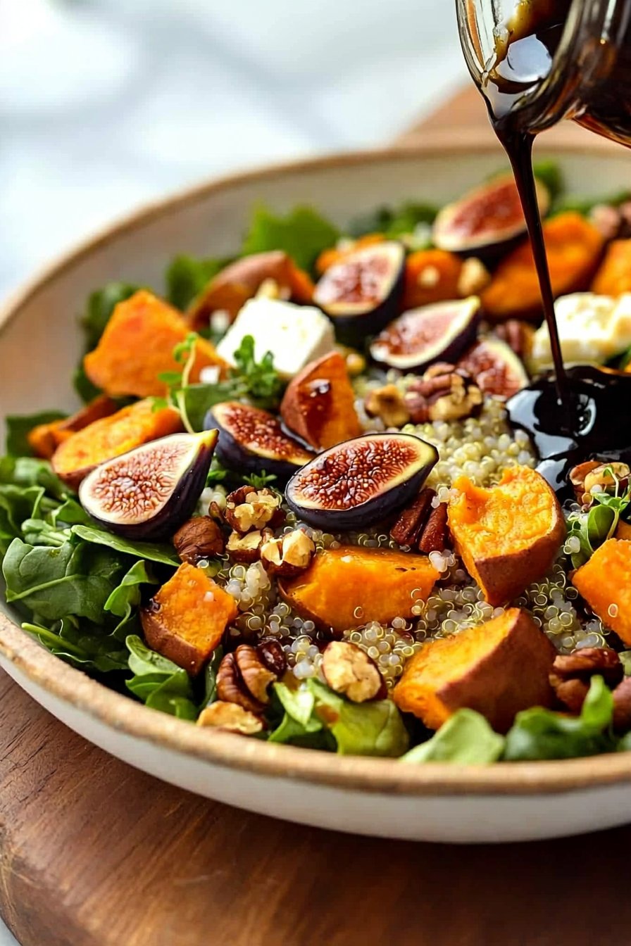 Harvest Bowls with Fig Balsamic Vinaigrette – Healthy Fall Lunch