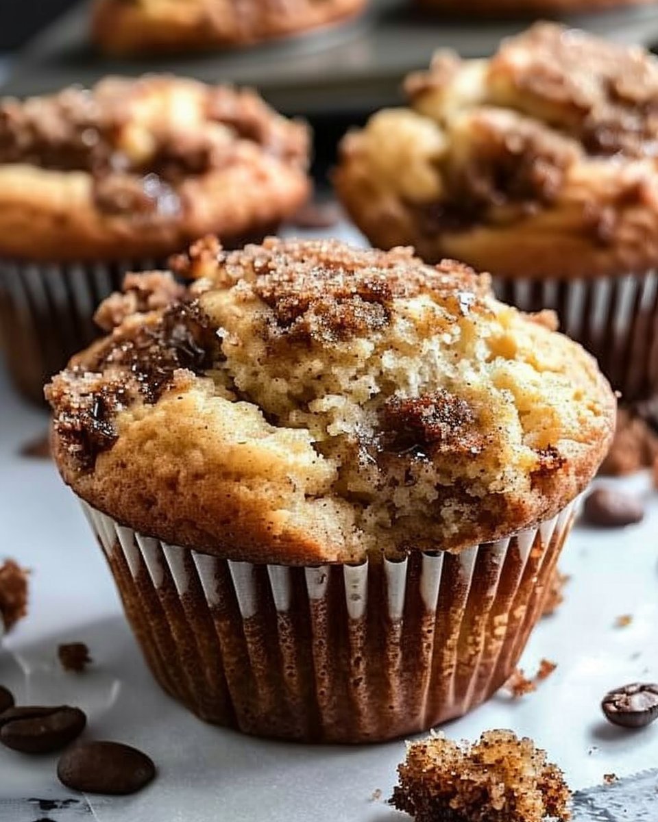 Coffee Cake Banana Bread Muffins