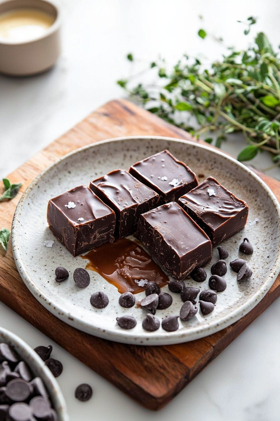 3-Ingredient Microwave Chocolate Fudge