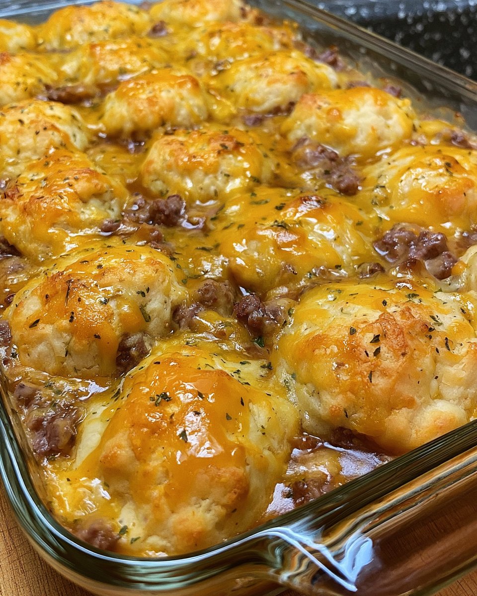 Cheddar Bay Biscuit Casserole