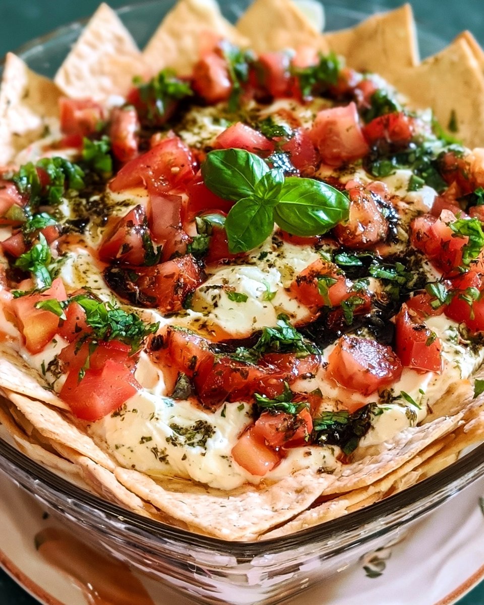 Herbed Cheese and Tomato Layer Dip Recipe