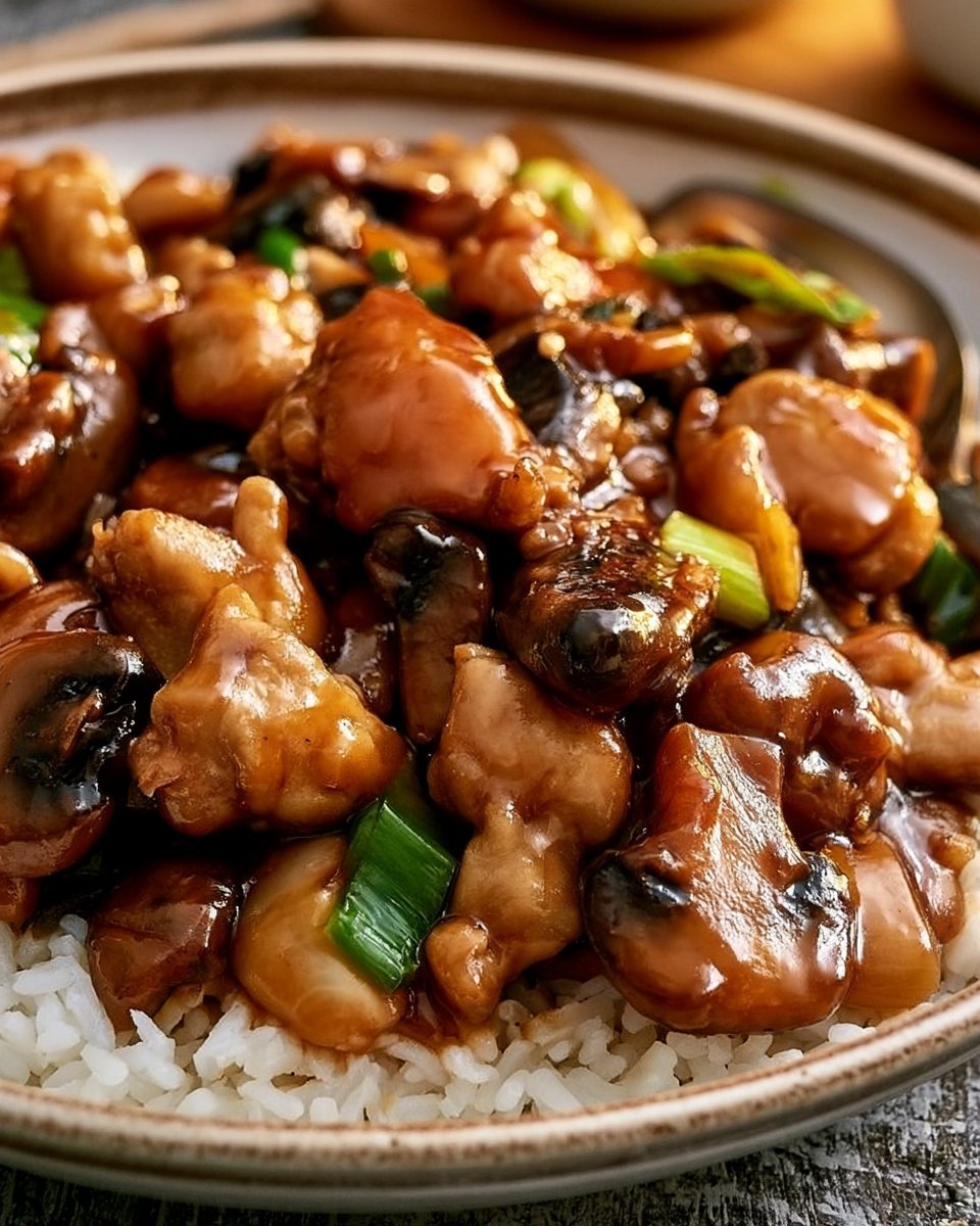 Panda Express Mushroom Chicken