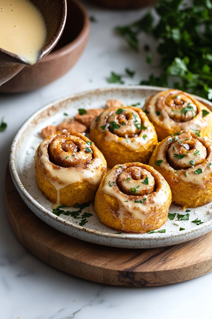 Small Batch Pumpkin Cinnamon Rolls