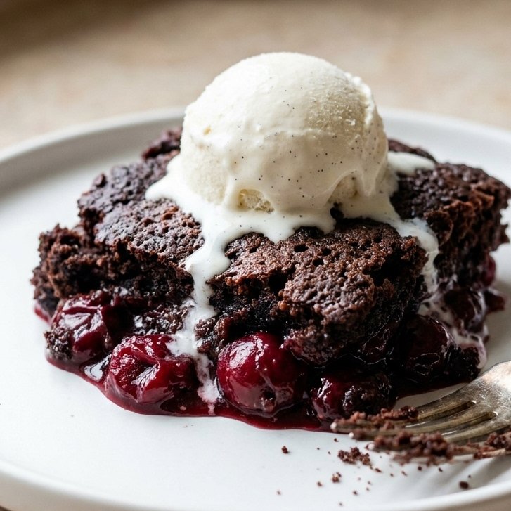 Chocolate Cherry Dump Cake