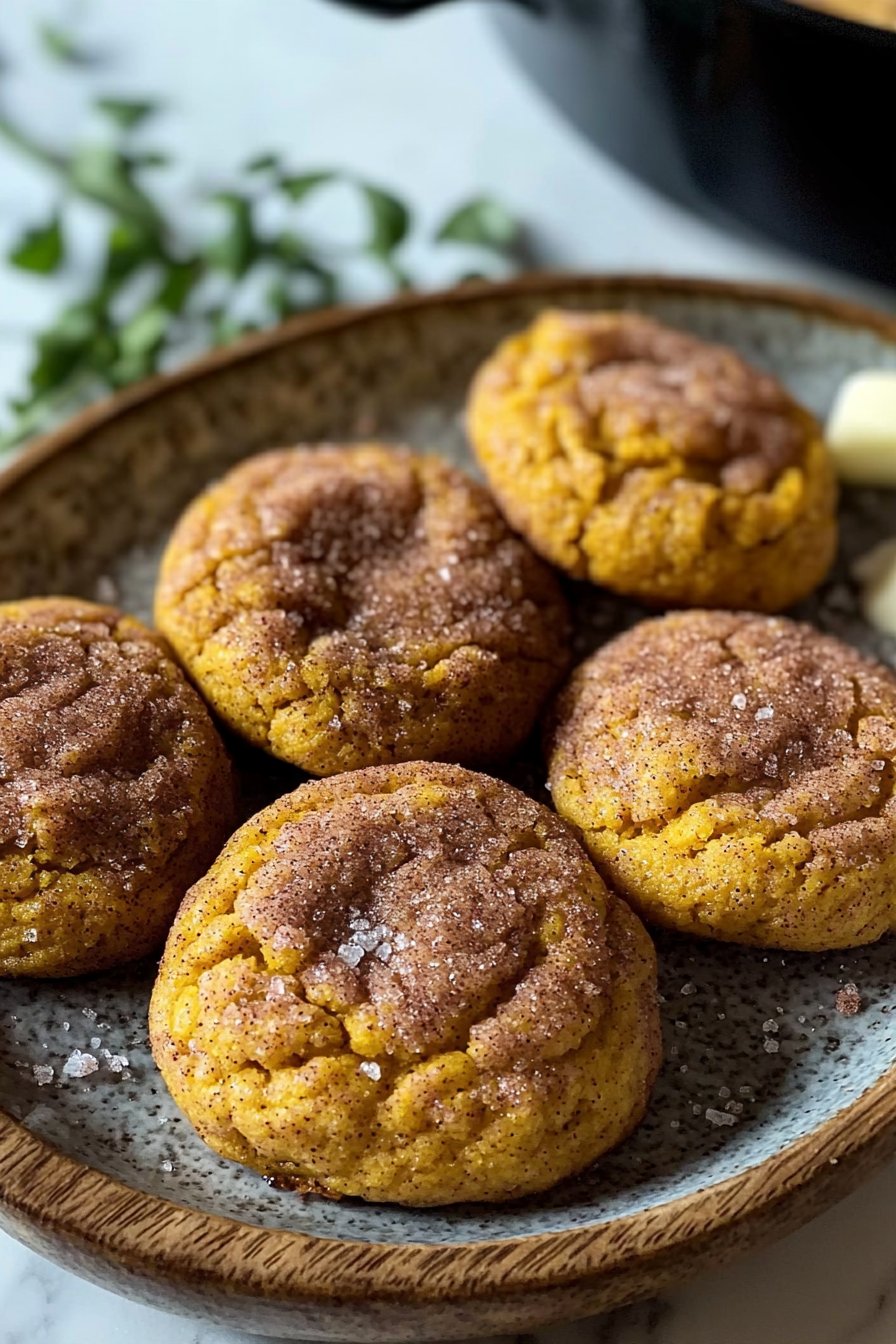 Soft and Chewy Pumpkin Snickerdoodles