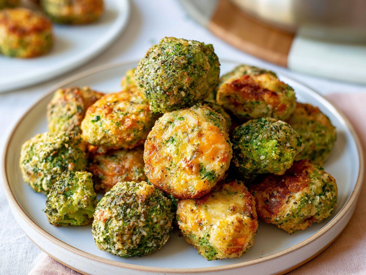 Brokkoli-Käse-Nuggets aus dem Airfryer