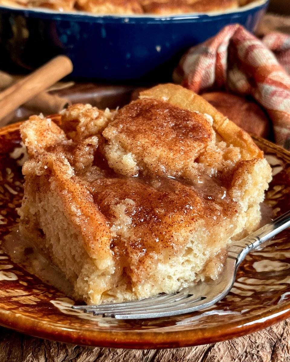 4 Ingredient Snickerdoodle Dump Cake