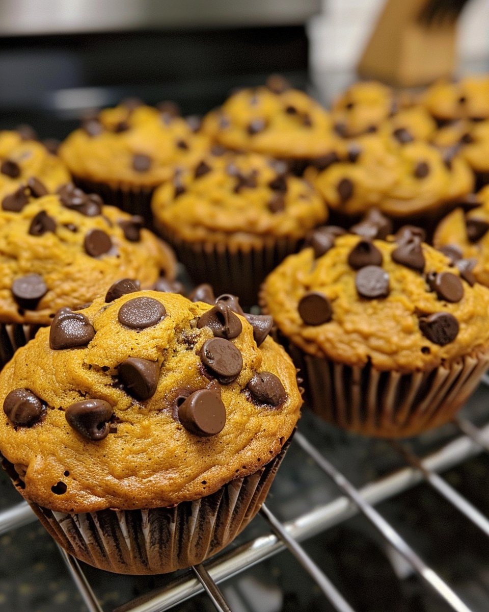 Pumpkin Chocolate Muffins