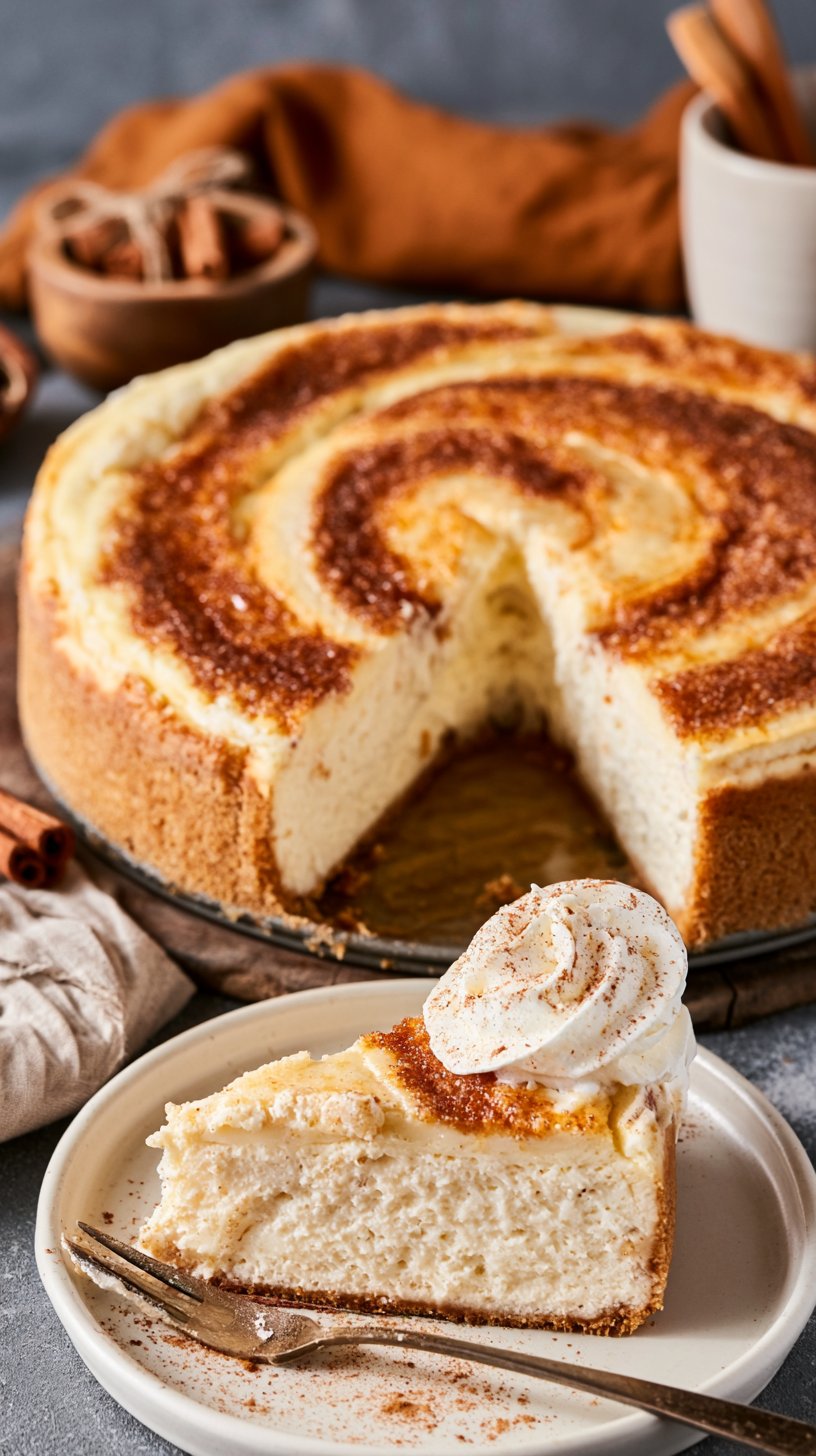 Zimtschnecken-Käsekuchen so cremig