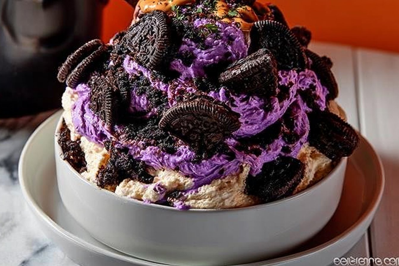 Halloween Cheesecake Fluff