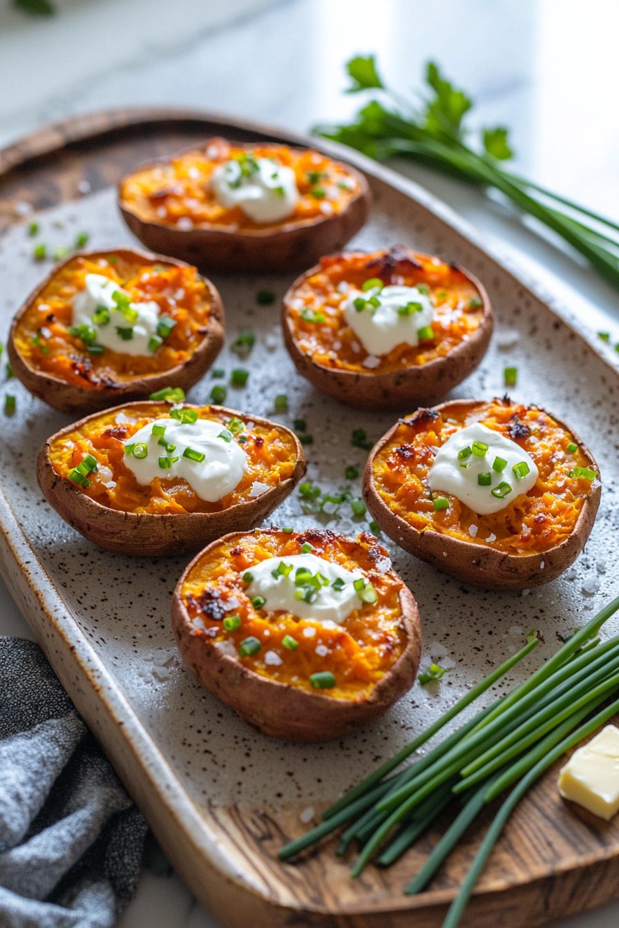 Twice-Baked Sweet Potatoes