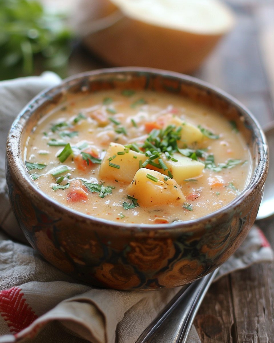 Spicy Cajun Potato Soup