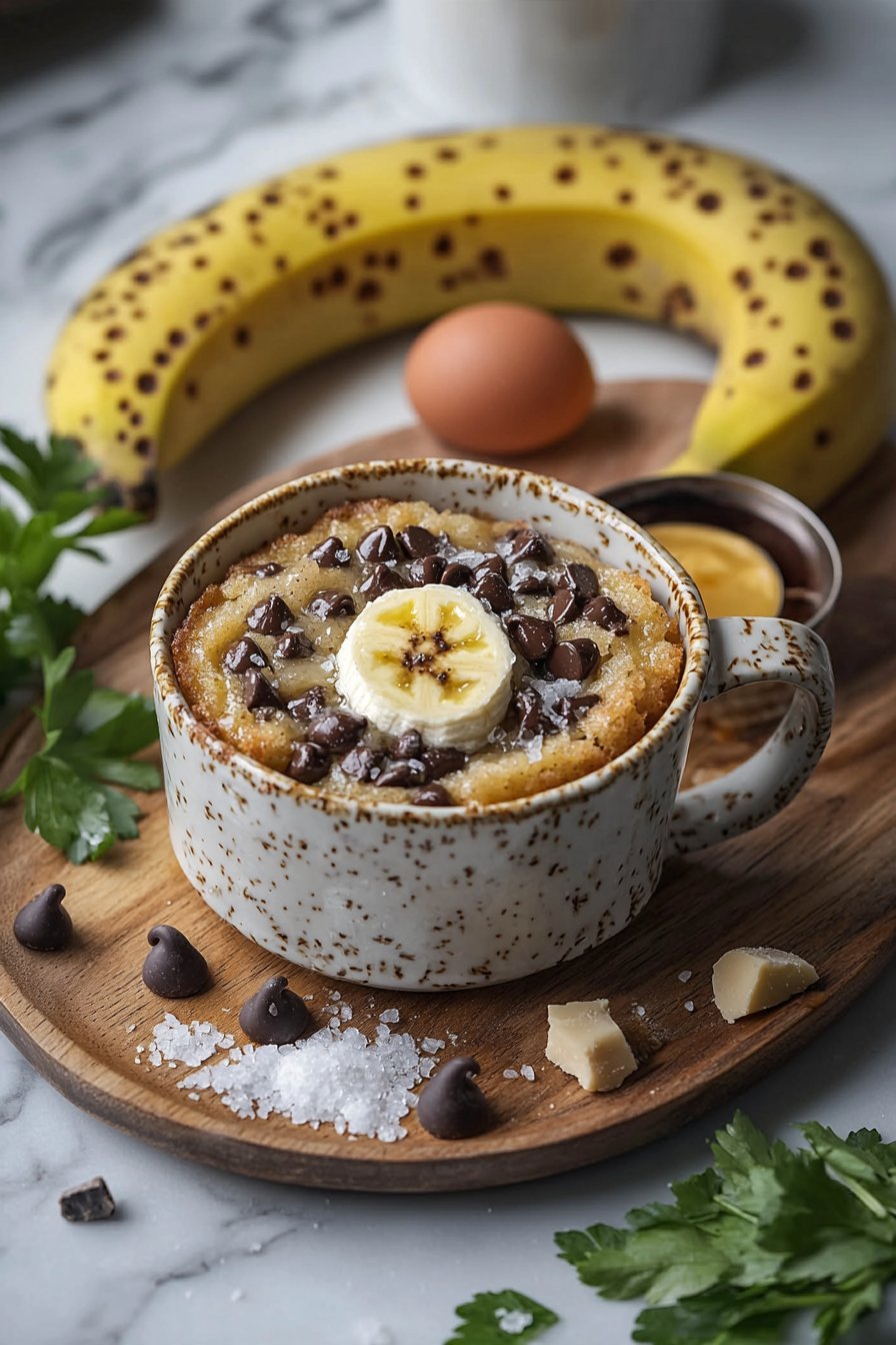 Banana Bread Mug Cake