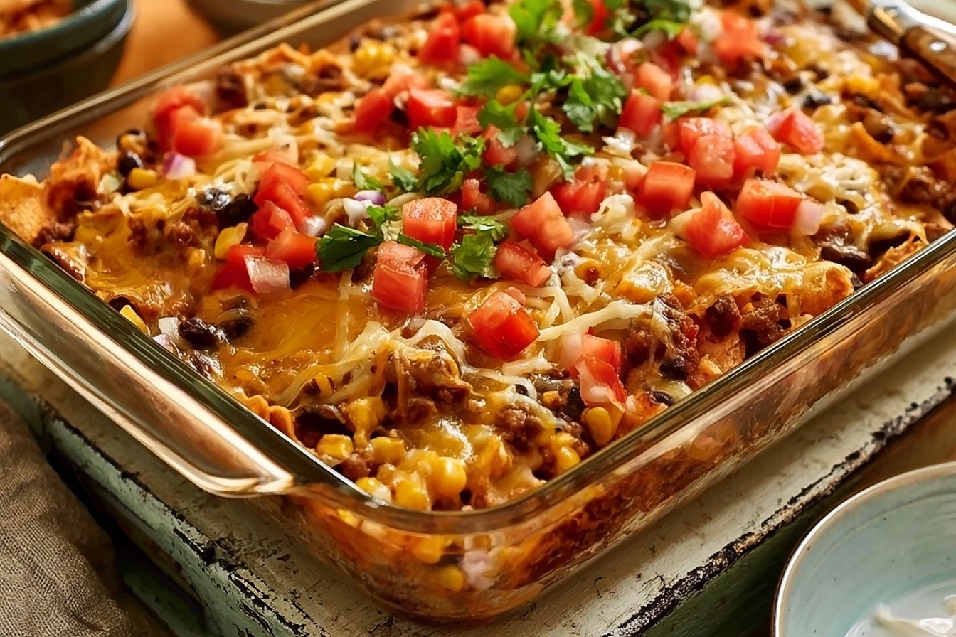 Walking Taco Casserole