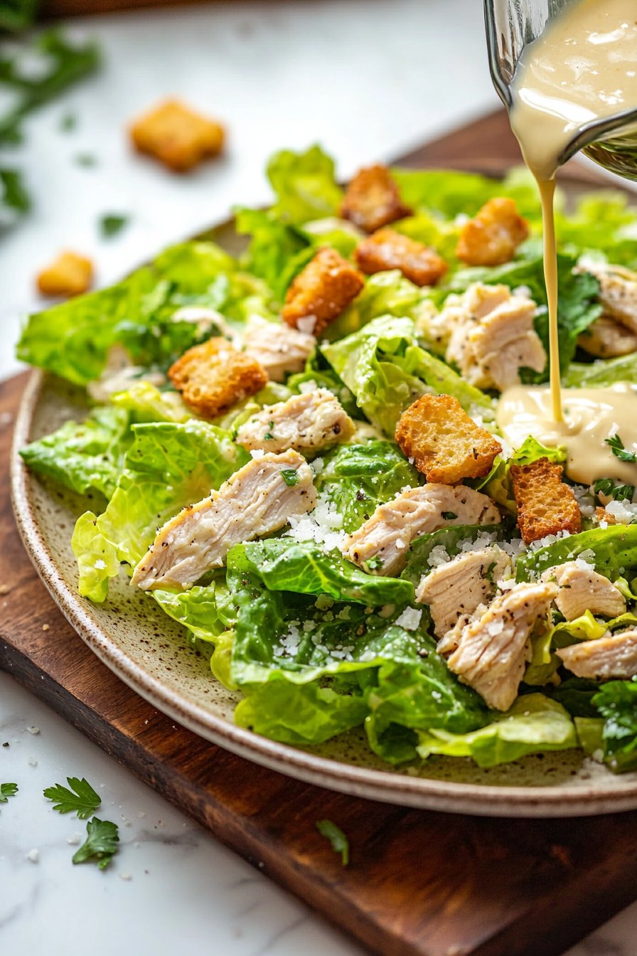Easy Chicken Caesar Salad Recipe