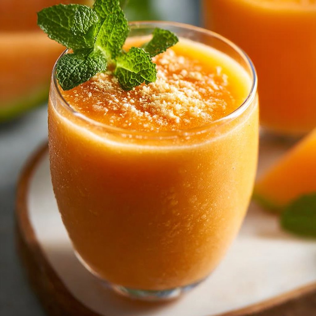 Refreshing Cantaloupe Smoothie for a Burst of Summer Bliss