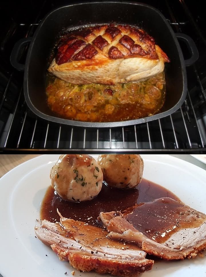 Schweinebraten mit Sauerkraut