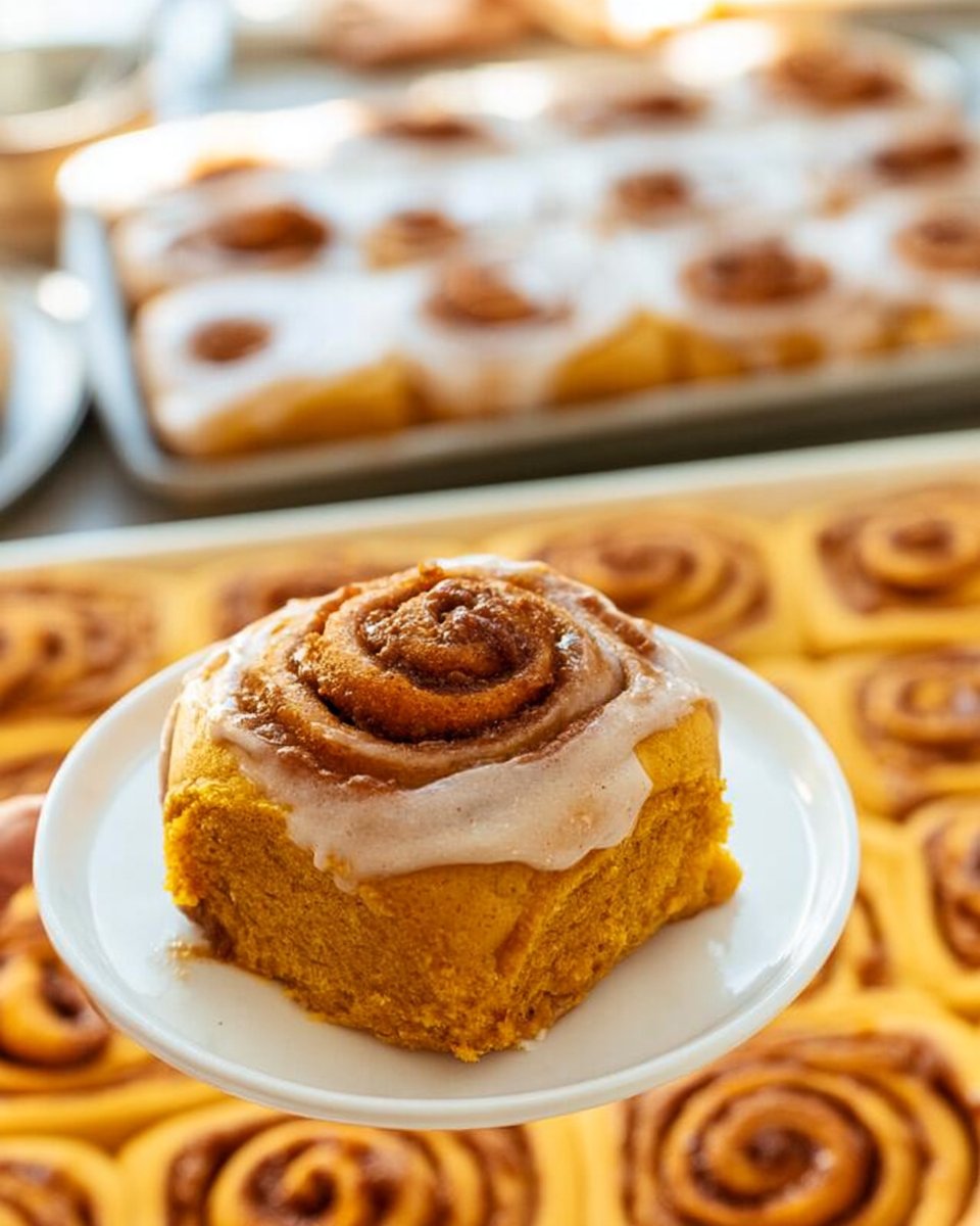 Pumpkin Cinnamon Rolls