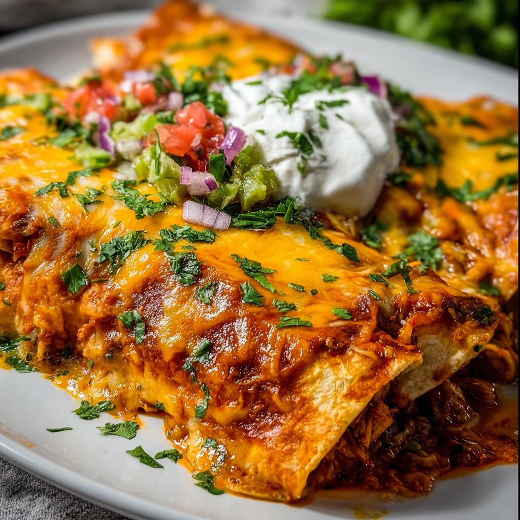 Easy Chicken Enchiladas: A Quick and Delicious Meal 2 Easy Chicken Enchiladas