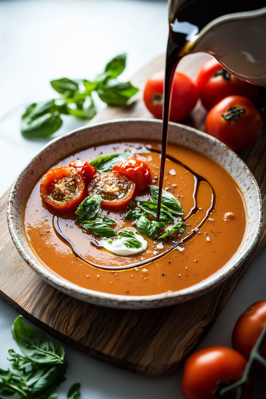 Roasted Tomato Basil Soup
