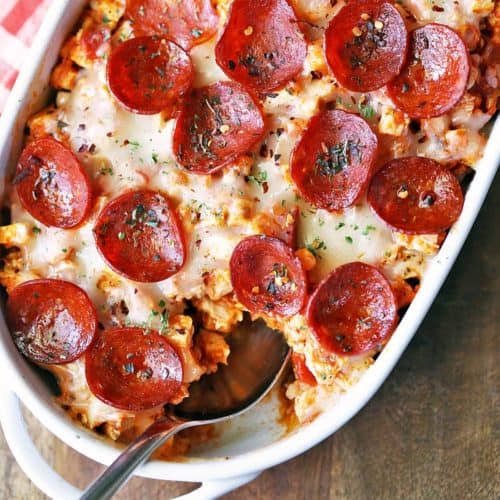 Low Carb Pizza Casserole