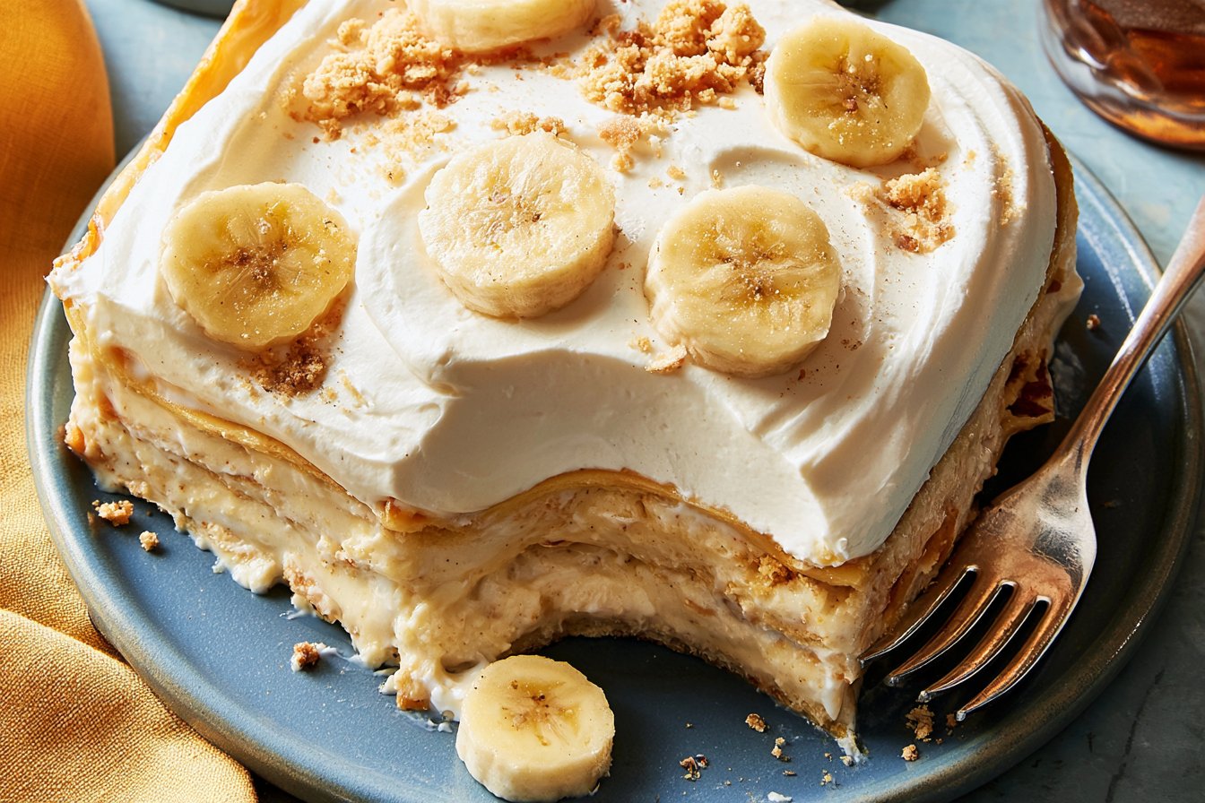 Banana Pudding Lasagna