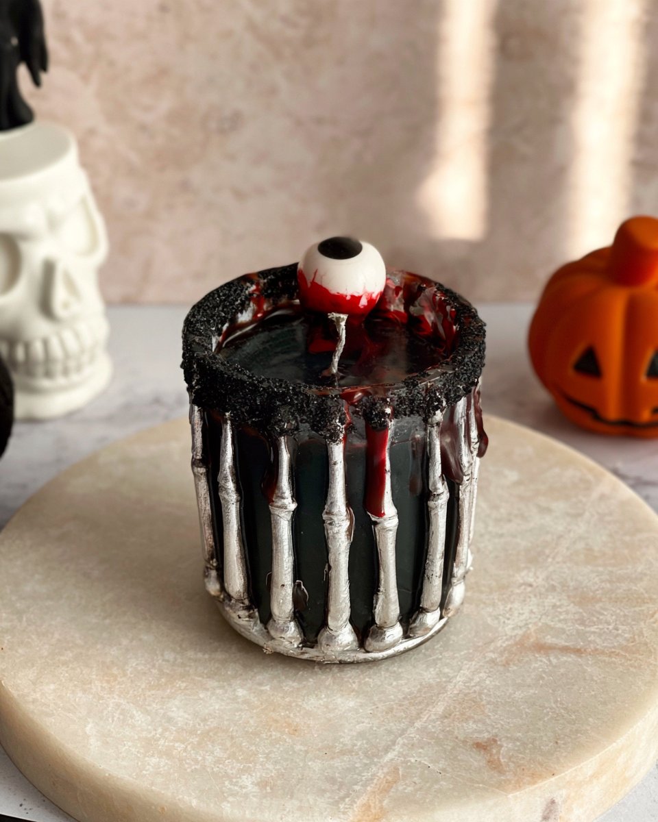 Spooky Halloween Black Russian Cocktail - Styled By Daisies