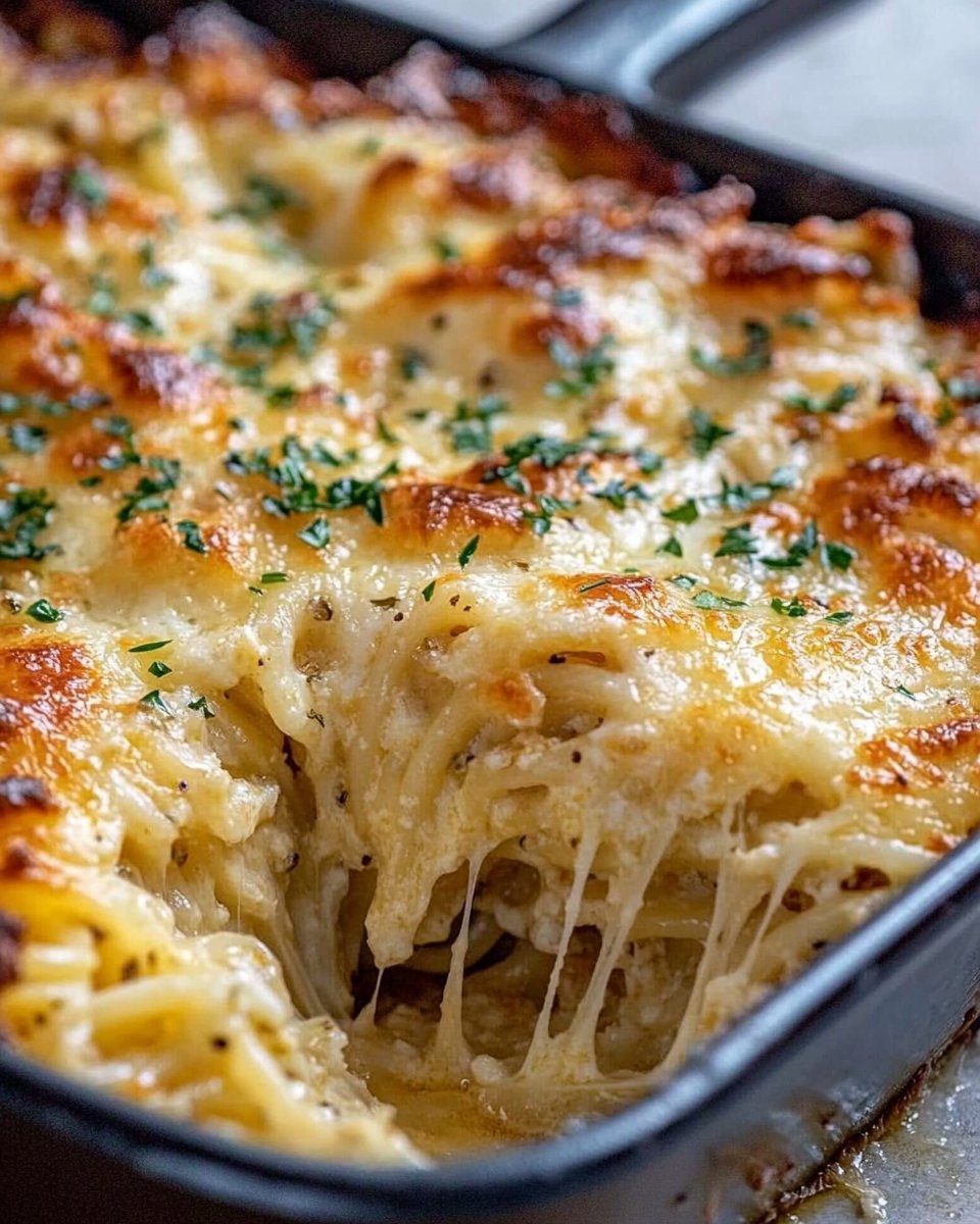Garlic Pasta Bake