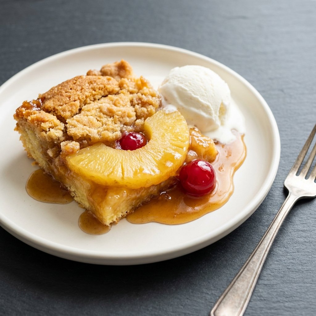 Crock Pot Pineapple Dump Cake