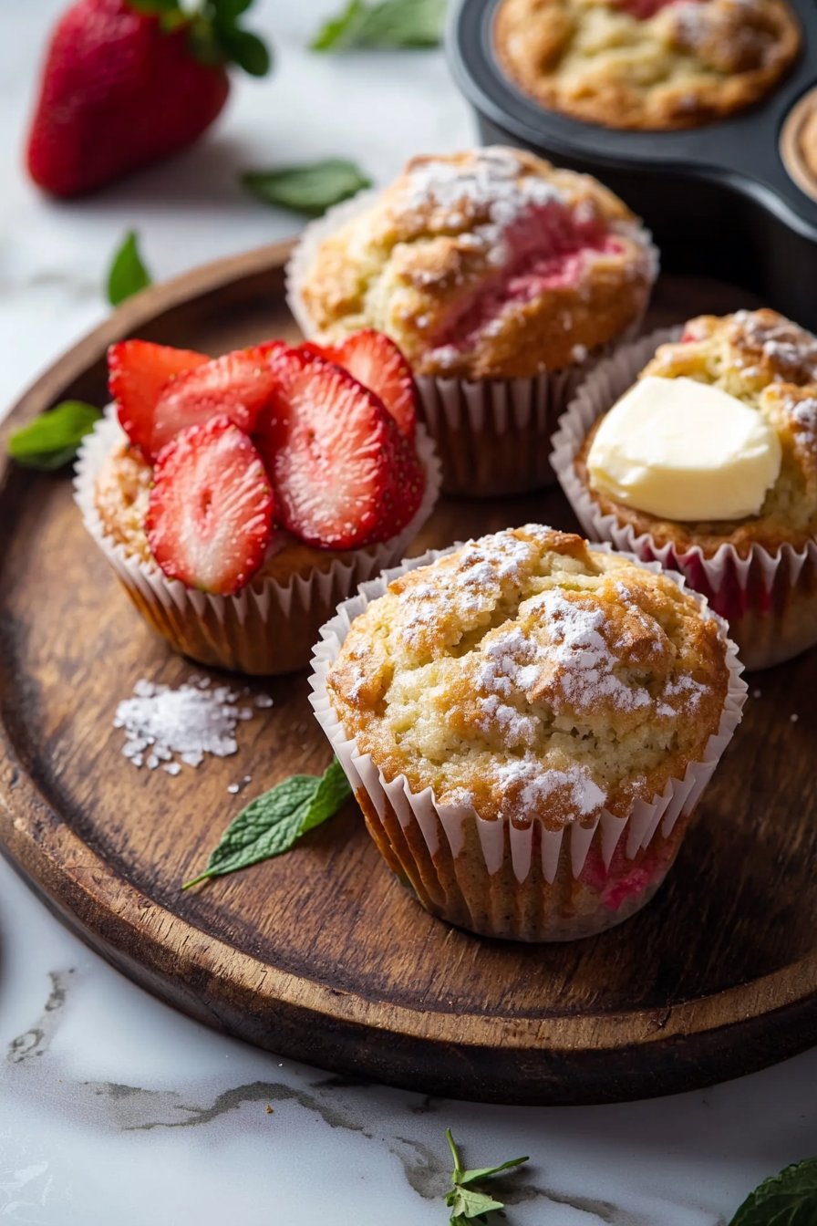 Strawberry Cream Cheese Muffins
