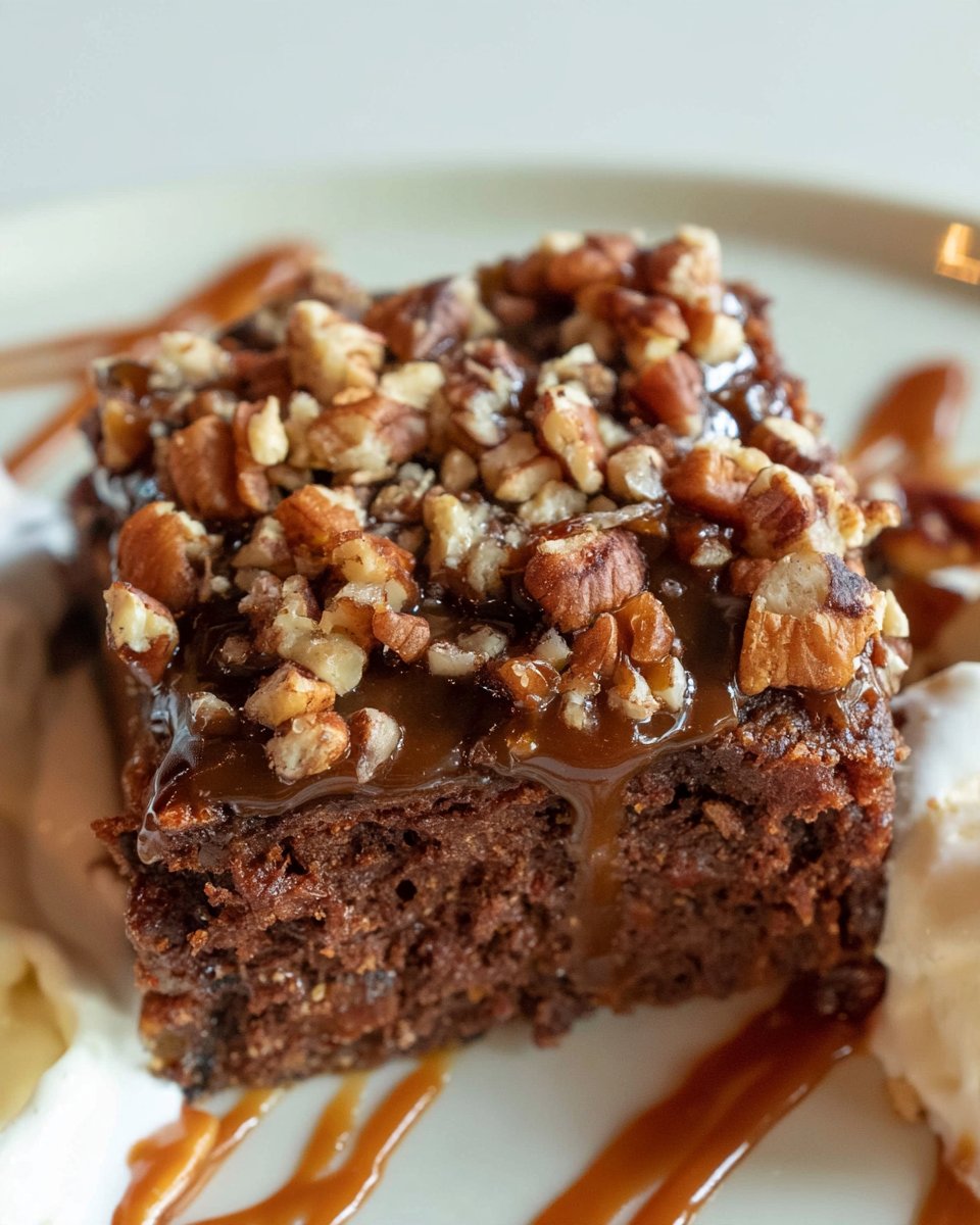 Salted Caramel Pecan Brownies