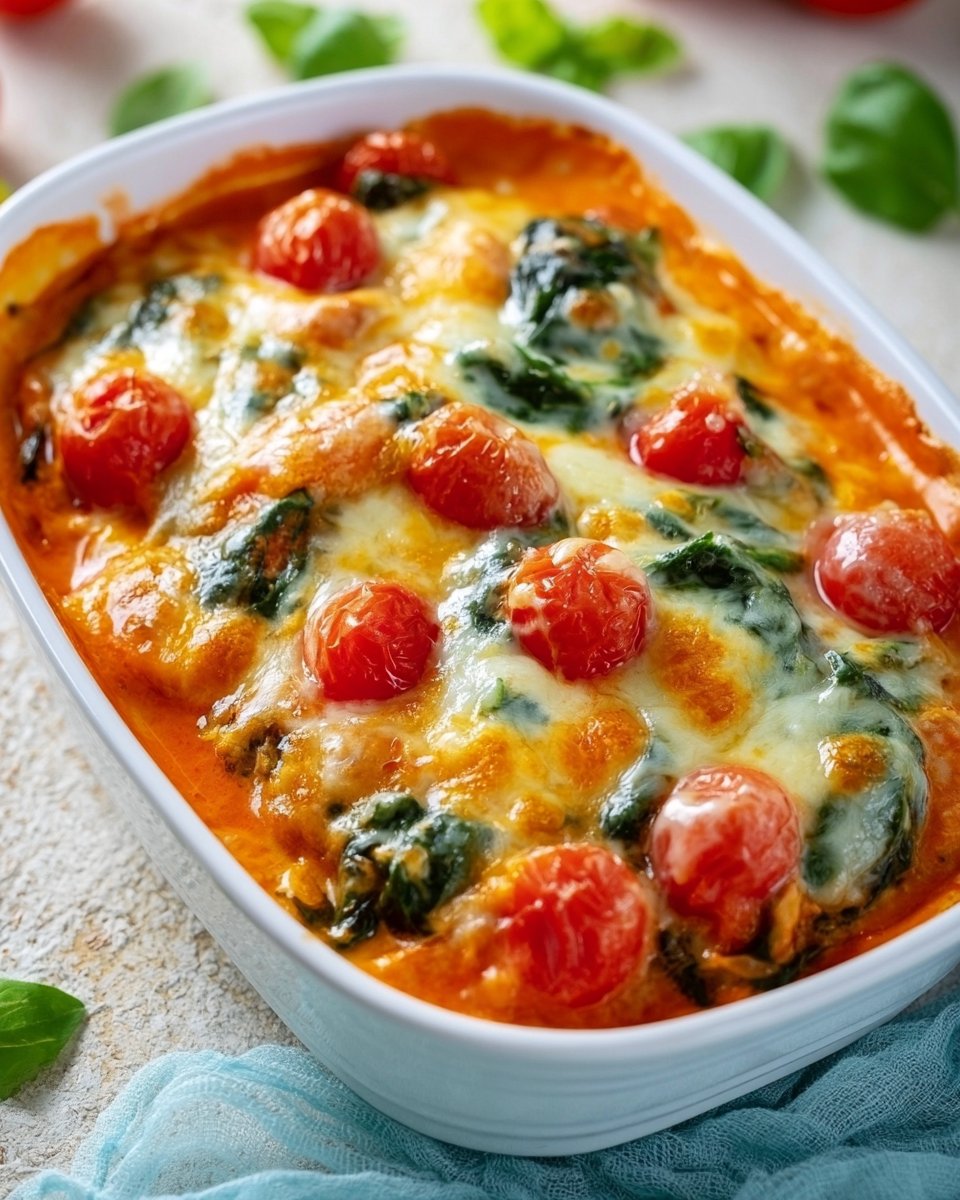 Gnocchi-Spinat-Auflauf